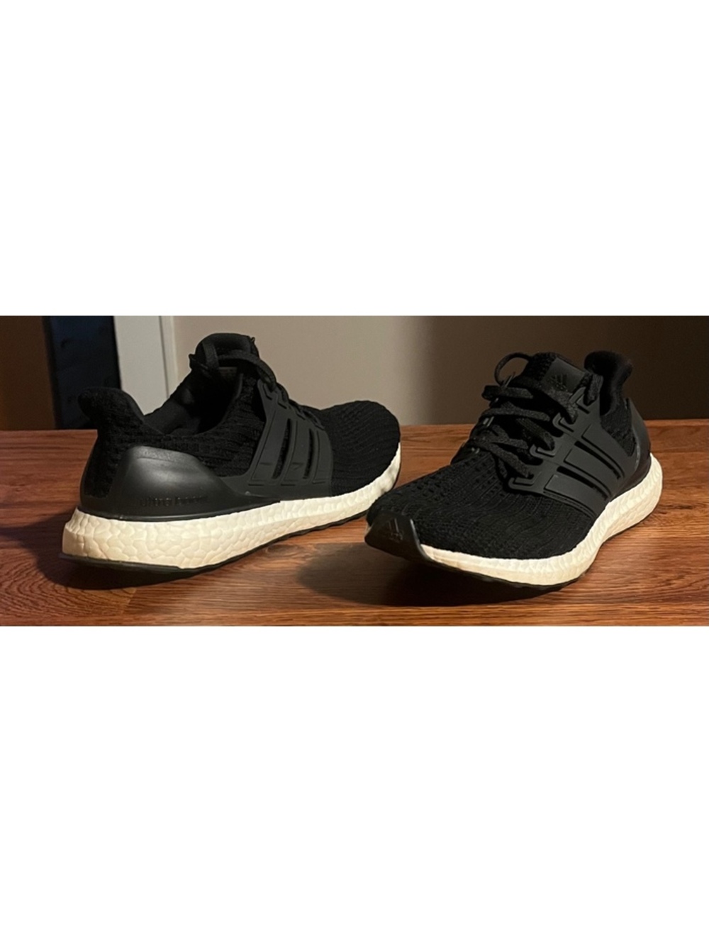 Adidas Ultra Boost Black Running Shoes Size 7